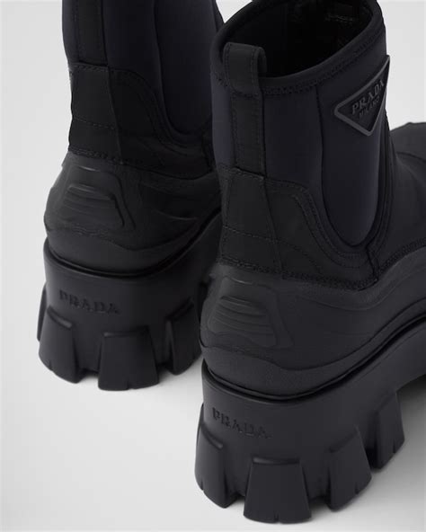 prada nylon belted coat|Prada monolith re nylon boots.